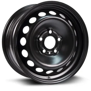 RTX Wheels – Steel Wheel – Black – 15″x6.5″ 43mm – All weather Wheels – X99111N